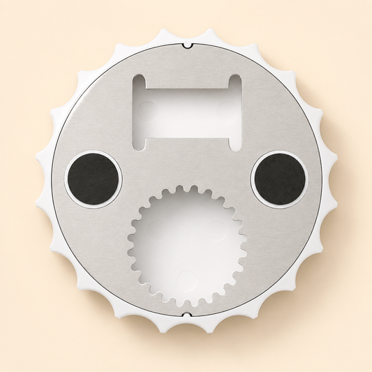 Bottle Opener — “Auf die guten Zeiten” Retro Beer Bottle Opener
