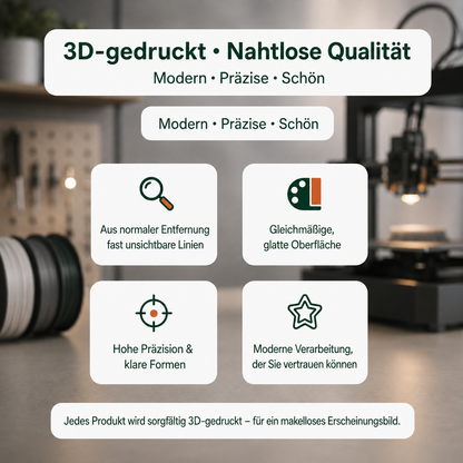 Dekorativer Tassenständer im verschütteten-Kaffee-Look – 3D-Druck aus PLA