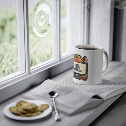Coffee Mug — "Erst Kaffee. Dann Alles." Vintage Art Deco Design