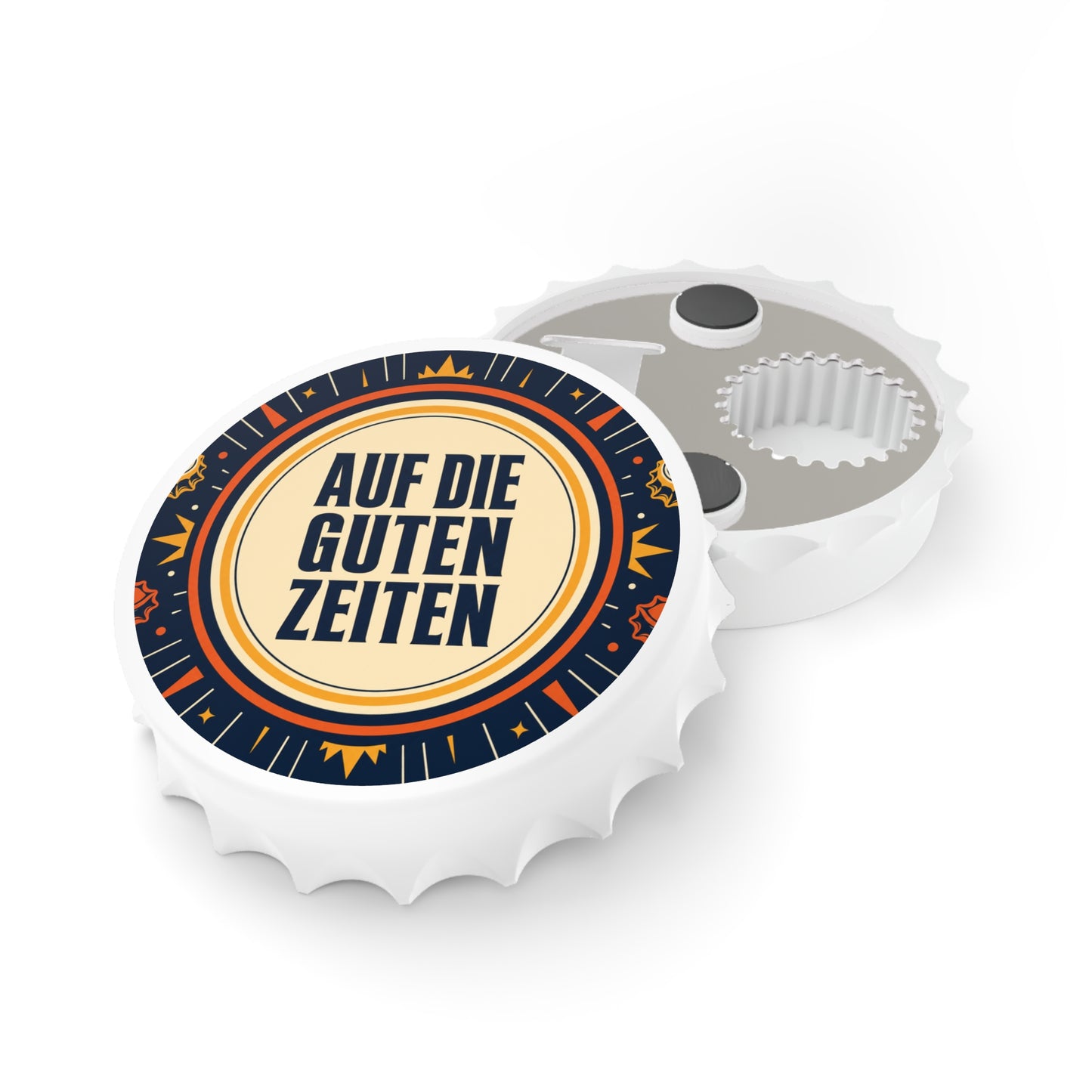 Bottle Opener — “Auf die guten Zeiten” Retro Beer Bottle Opener