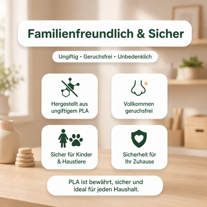 Dekorativer Tassenständer im verschütteten-Kaffee-Look – 3D-Druck aus PLA